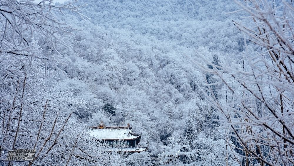 冬季天台山景色